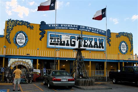 Amarillo texas steakhouse big texan - Top 10 Best Steakhouses Near Amarillo, Texas. 1. The Big Texan Steak Ranch. “I would rate the steak as comparable to Ruth's Chris Steakhouse. I was very impressed!” more. 2. Hoffbrau Steak & Grill House. “But this one so far is the best steakhouse I have ever had in U.S. The ribeye I ordered was great.” more.